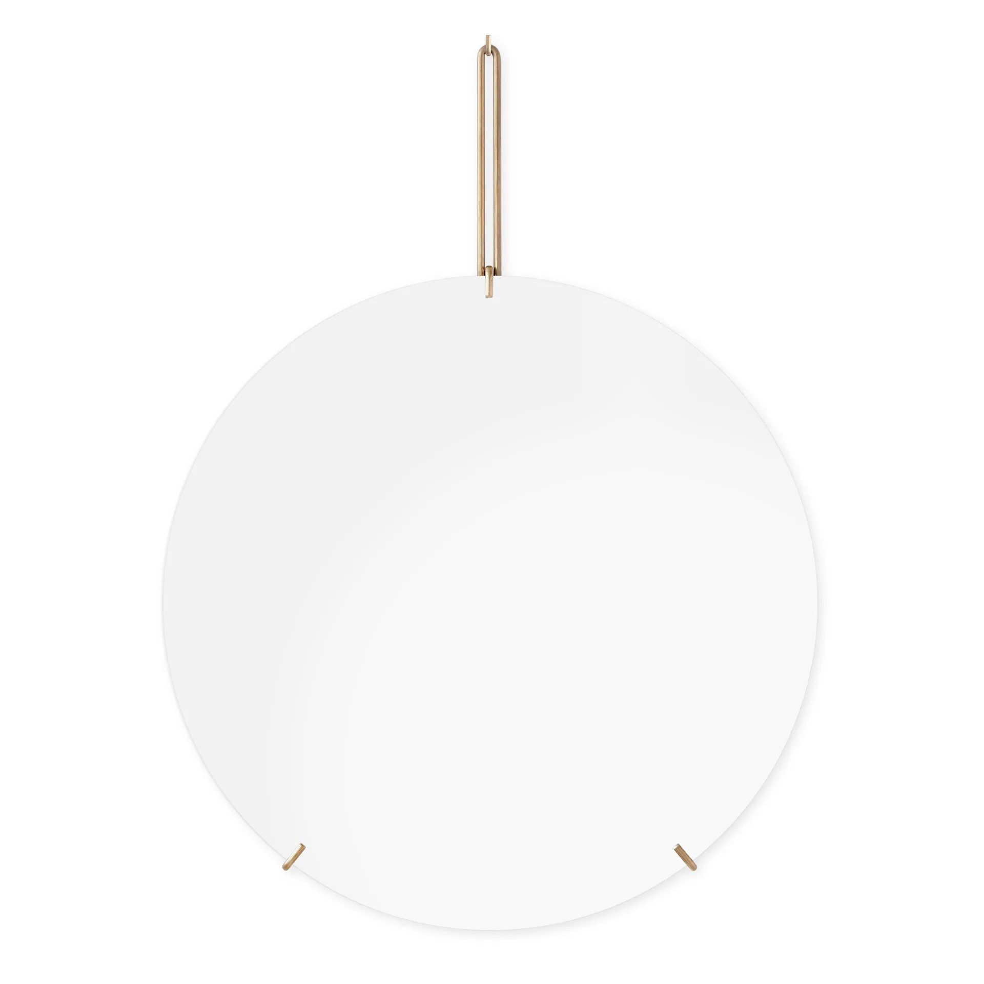 Moebe Wall mirror Ø 50 cm, brass MOEBE