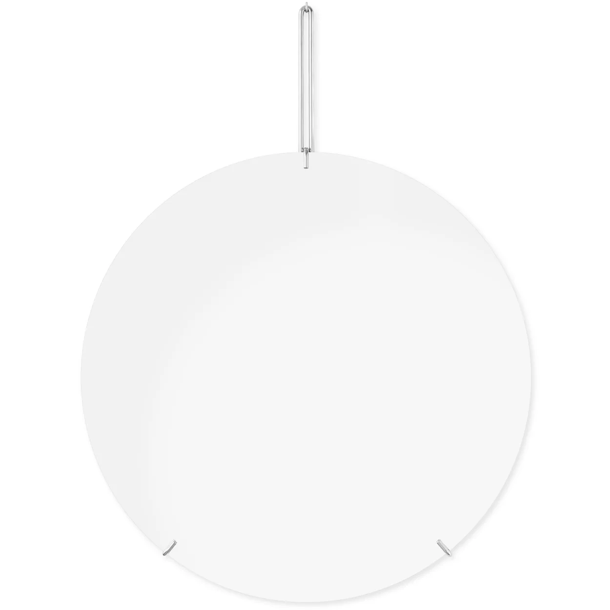 Moebe wall mirror o 70 cm Chrome | Scandinavian Design | Round mirrors | White