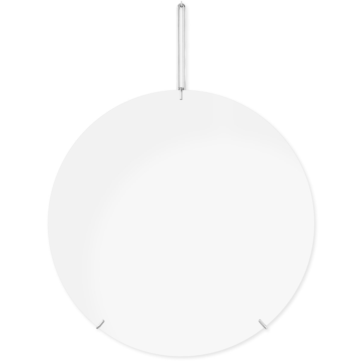 Moebe wall mirror o 70 cm Chrome | Scandinavian Design | Round mirrors | White