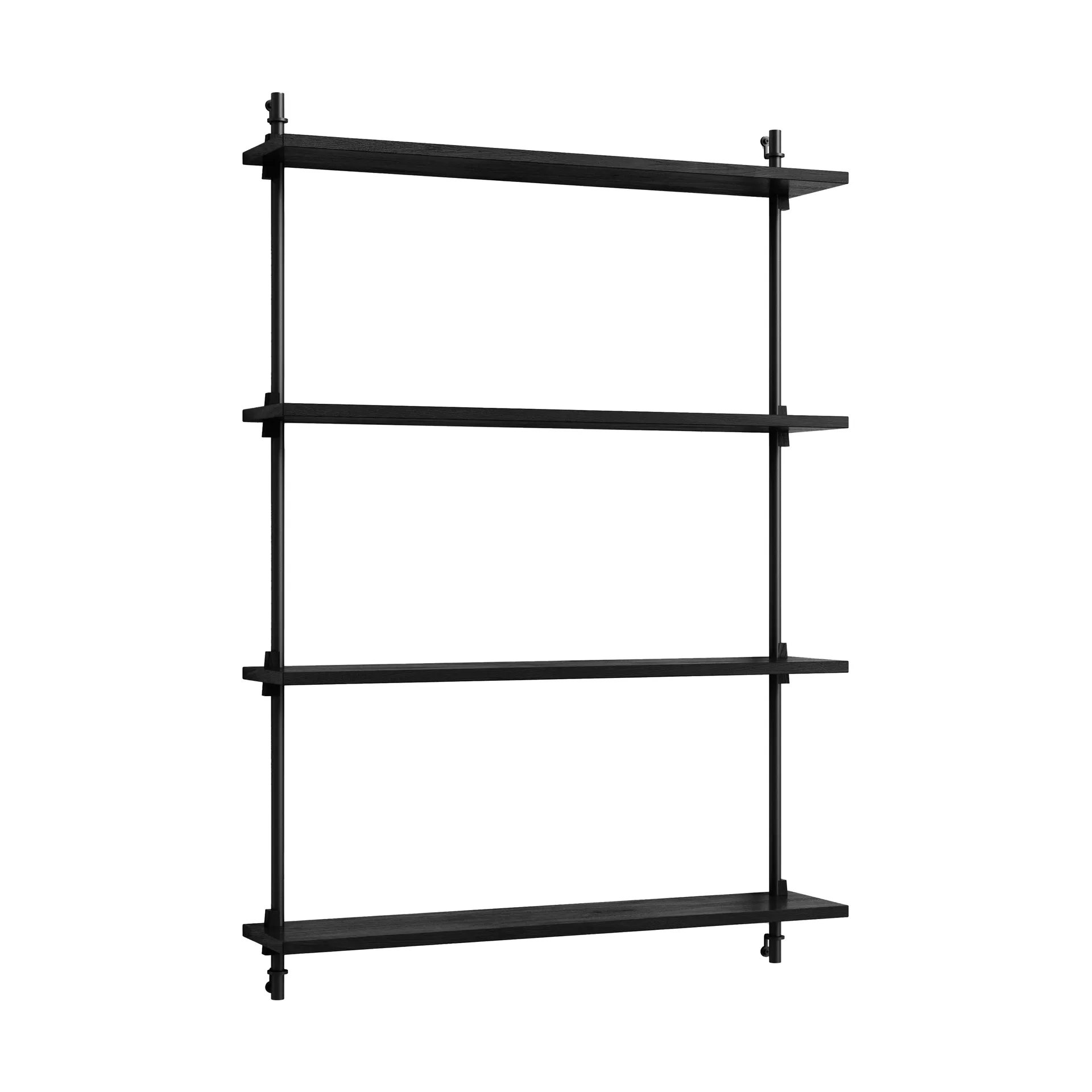 Moebe wall shelving ws.115.1, Black MOEBE