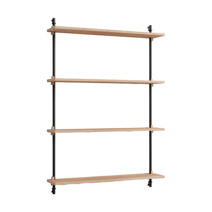 Moebe wall shelving ws.115.1 - Oak-black - MOEBE