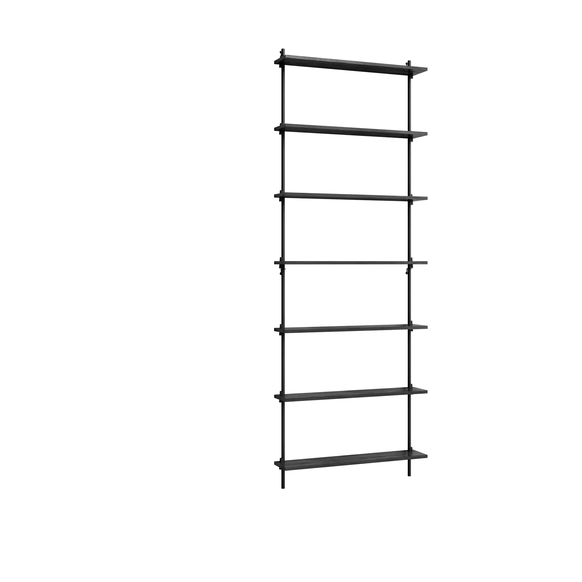 Moebe wall shelving ws.230.1, Black MOEBE