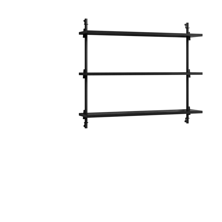 Moebe wall shelving ws.65.1 - Black - MOEBE