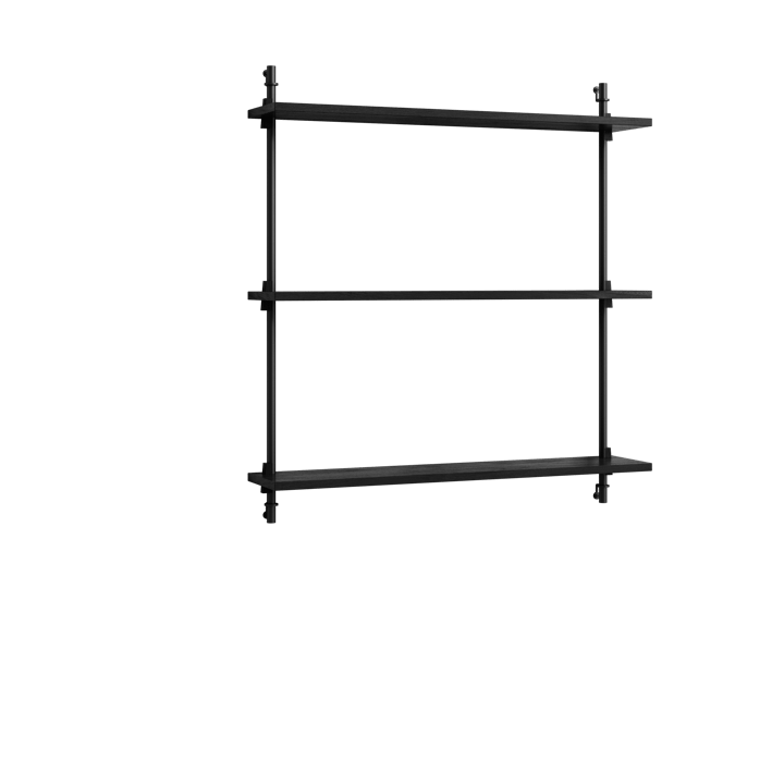 Moebe wall shelving ws.85.1 - Black - MOEBE