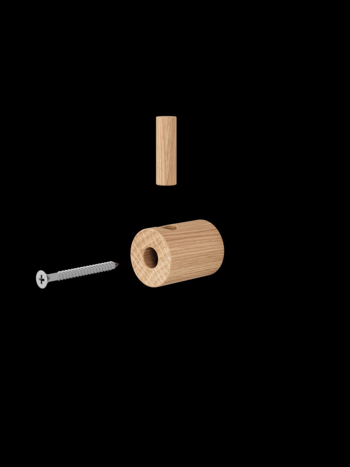 Moebe wooden wall hook - Oak - MOEBE