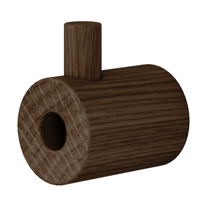 Moebe wooden wall hook - Smoked oak - MOEBE