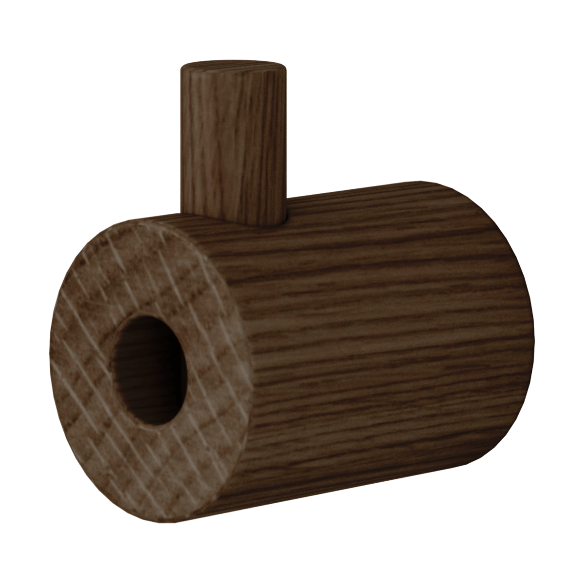 MOEBE Moebe wooden wall hook Smoked oak