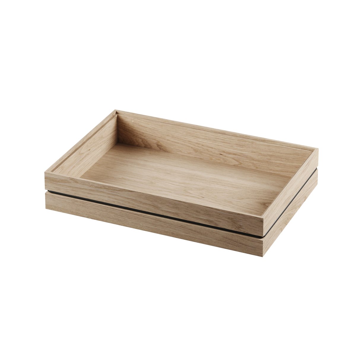 MOEBE Organise storage box 17x25 cm Wood | Scandinavian Design | Storage baskets | Brown