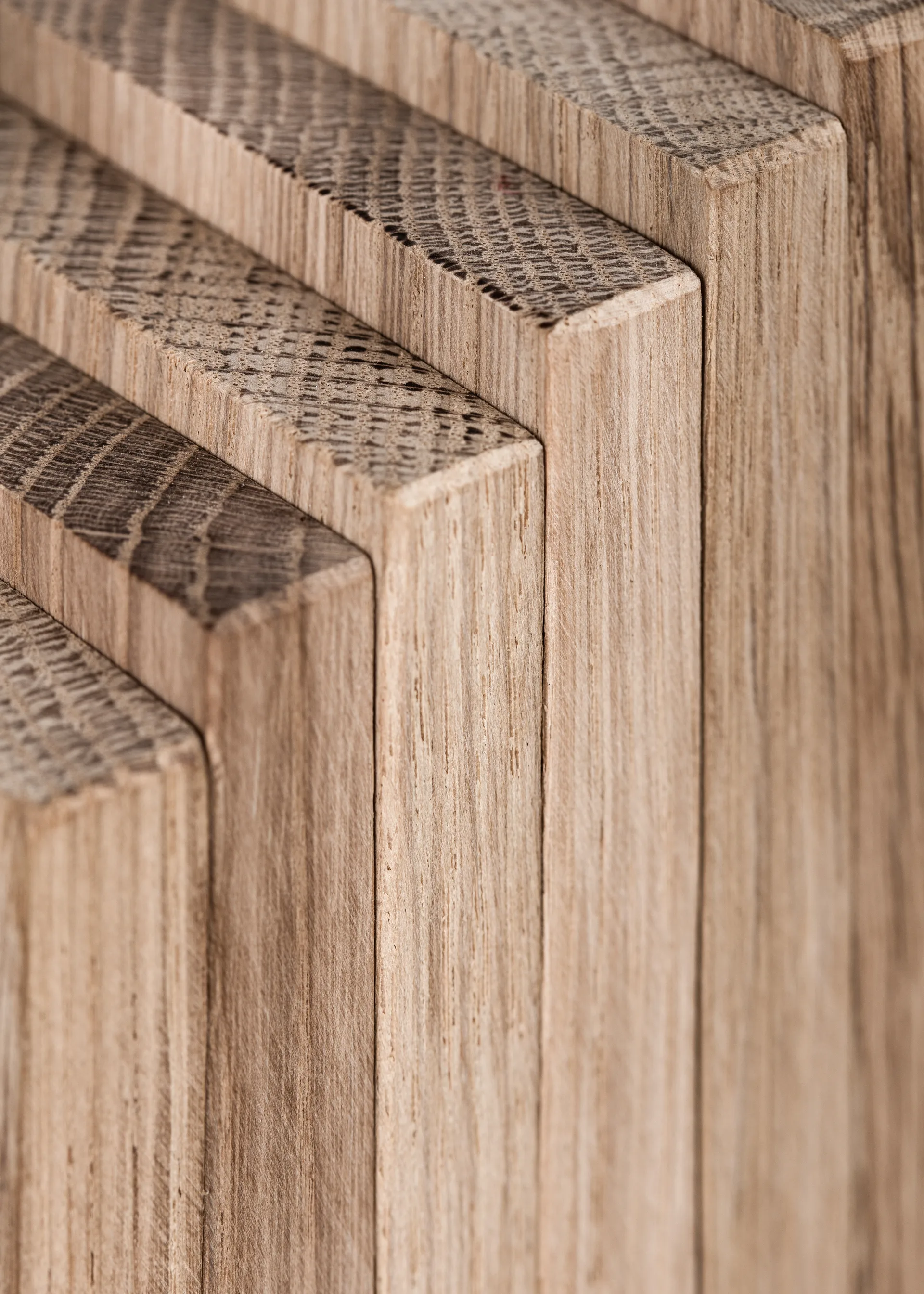 Polygrif oak sculpture 21x32 cm, Wood. black MOEBE