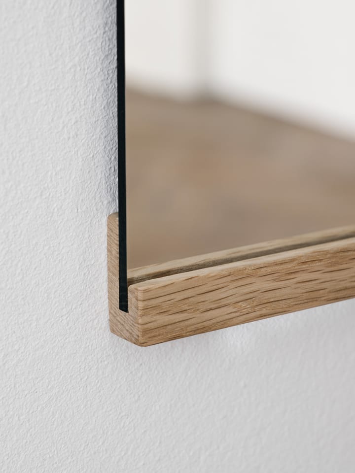 Rectangular wall mirror 30x40 cm, Oak MOEBE