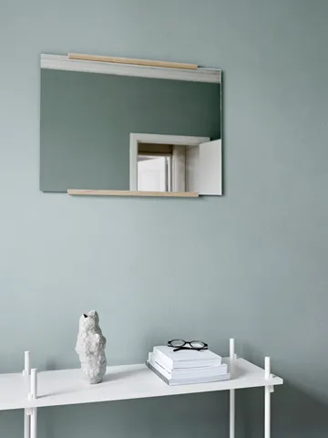 Rectangular wall mirror 50x70 cm - Ash - MOEBE