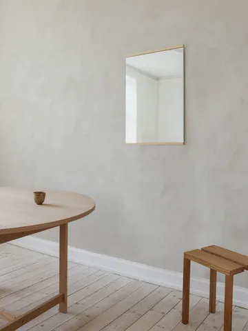 Rectangular wall mirror 50x70 cm - Ash - MOEBE