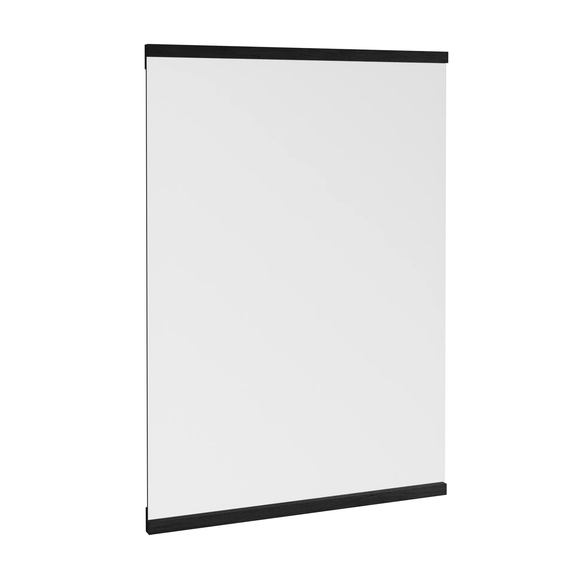 Rectangular wall mirror 50x70 cm, Black MOEBE