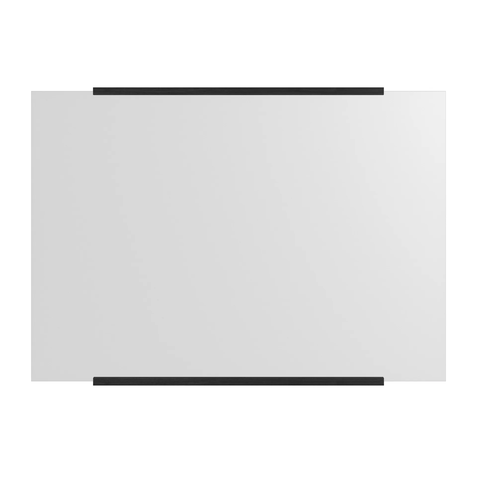 Rectangular wall mirror 70x100 cm, Black MOEBE