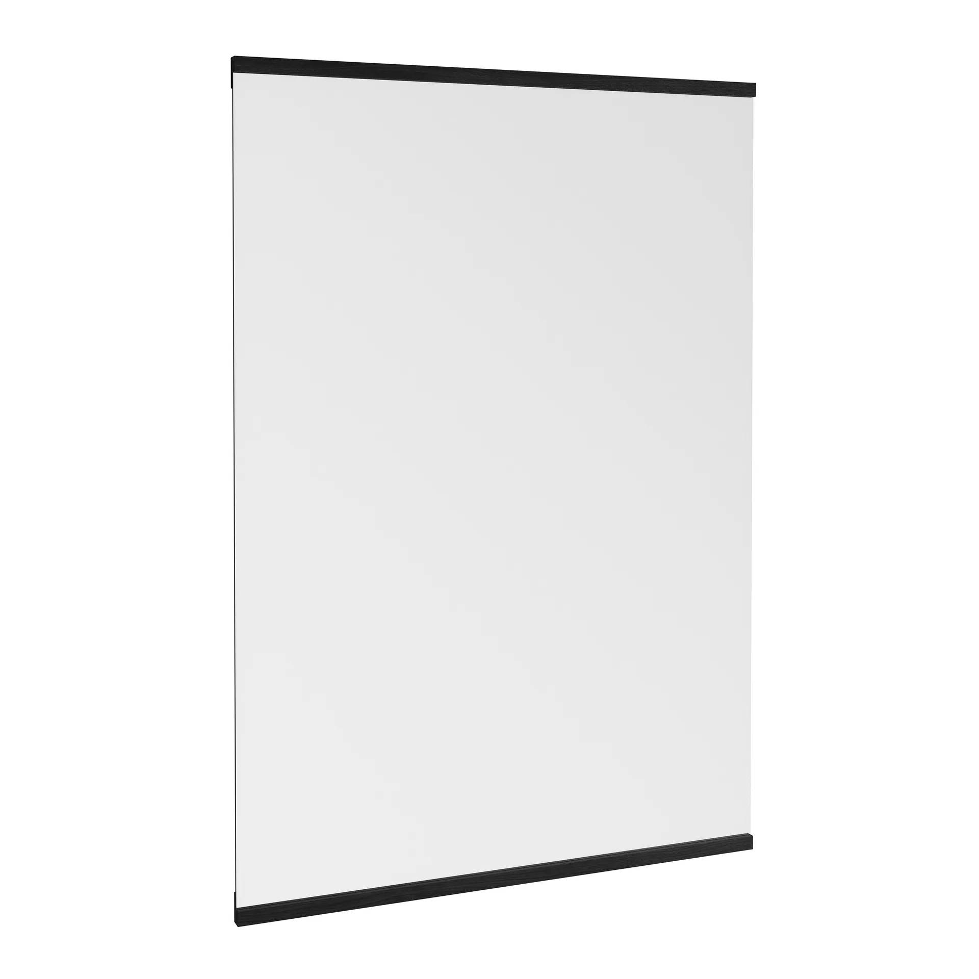 Rectangular wall mirror 70x100 cm, Black MOEBE