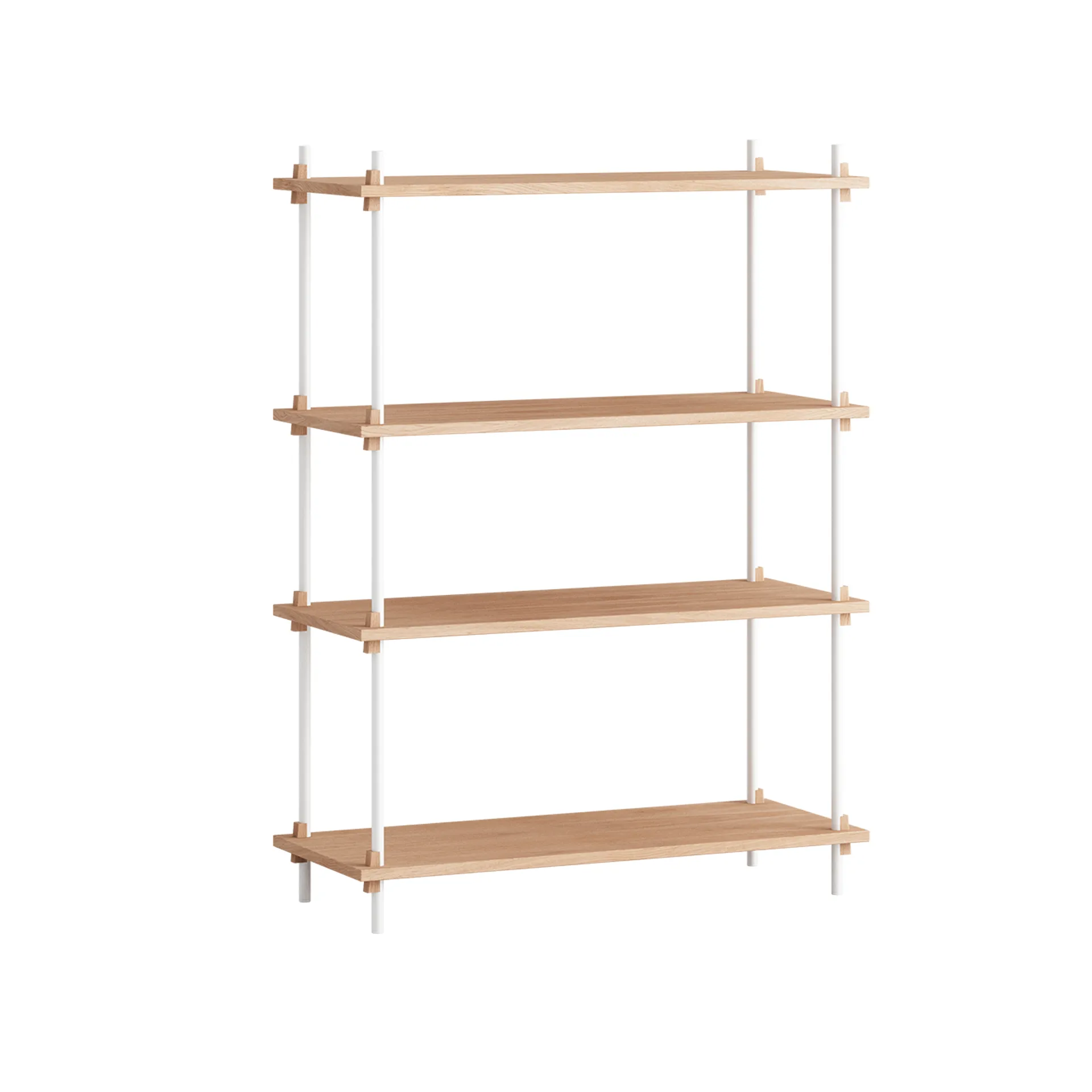 Shelving System classic shelf, Oak-white, 86x115x35 cm, S.115.1.A MOEBE