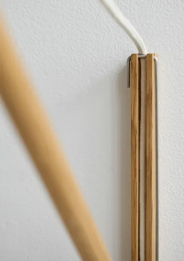 Suspended wall lamp - Oak-white - MOEBE