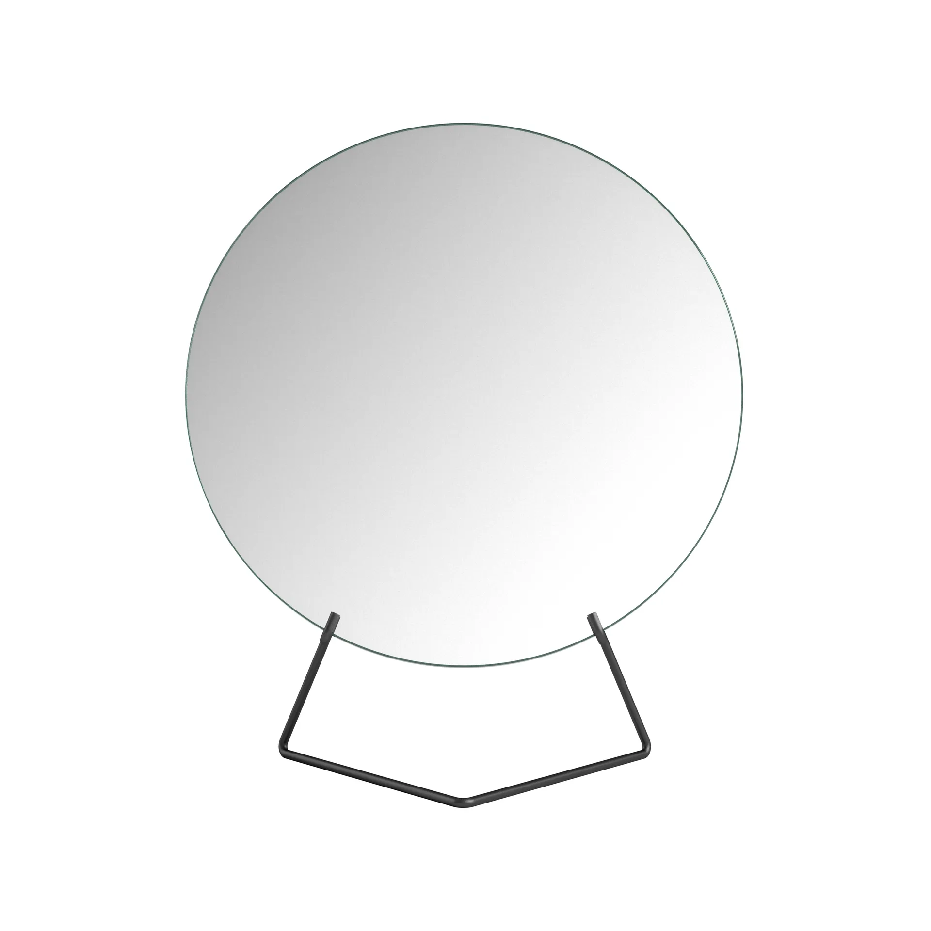 Table mirror Ø20 cm, Black MOEBE