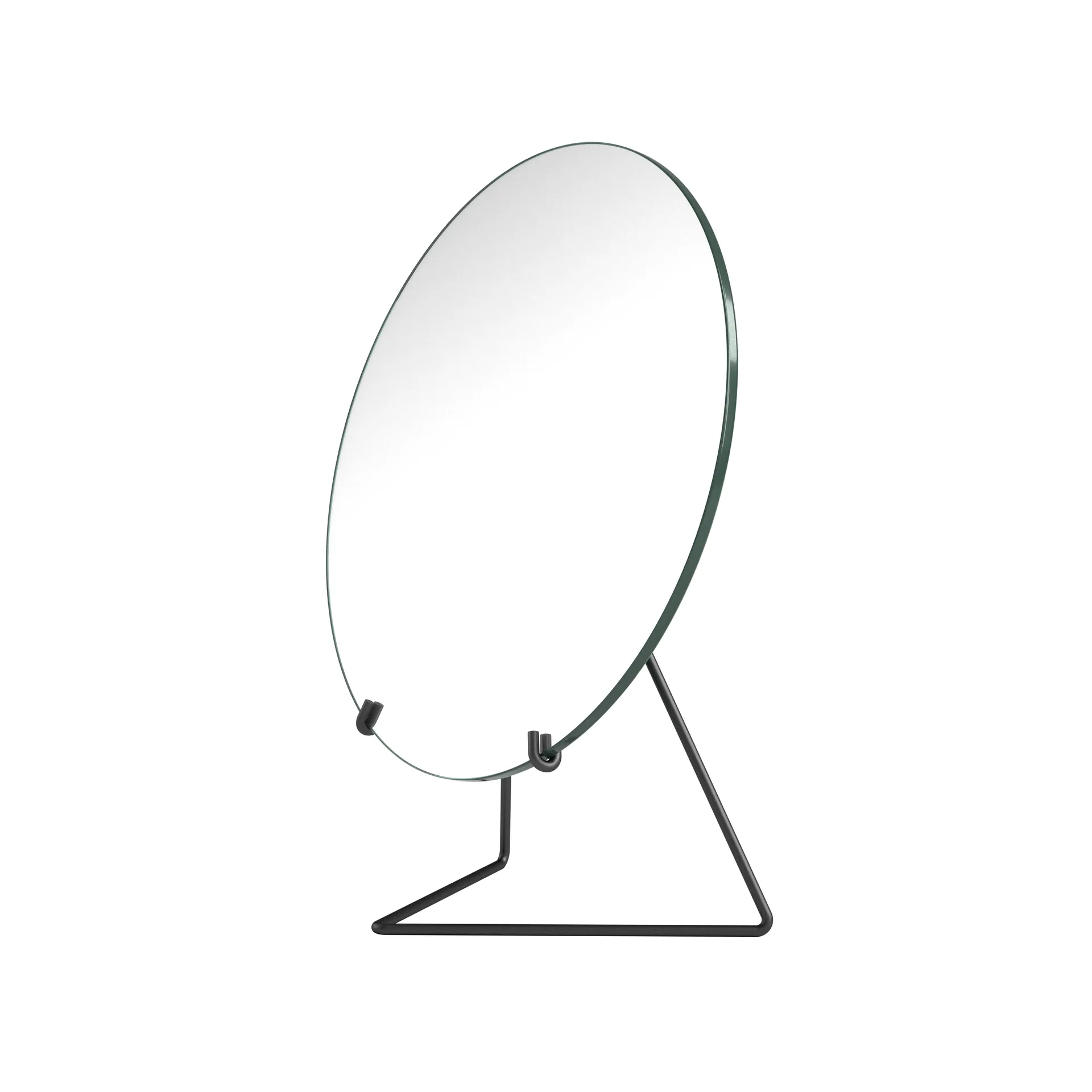 Table mirror Ø20 cm, Black MOEBE