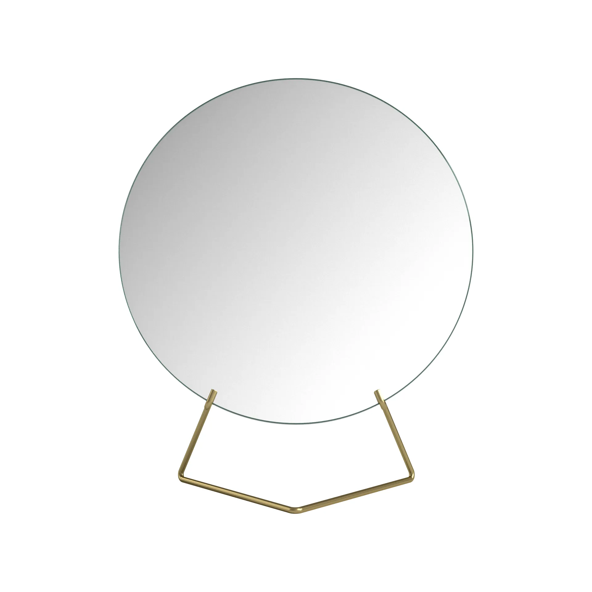 Table mirror Ø20 cm, Brass MOEBE