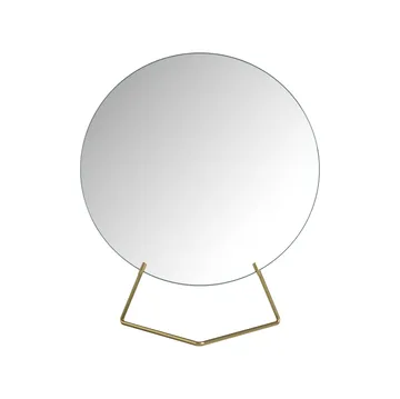 Table mirror Ø20 cm - Brass - MOEBE