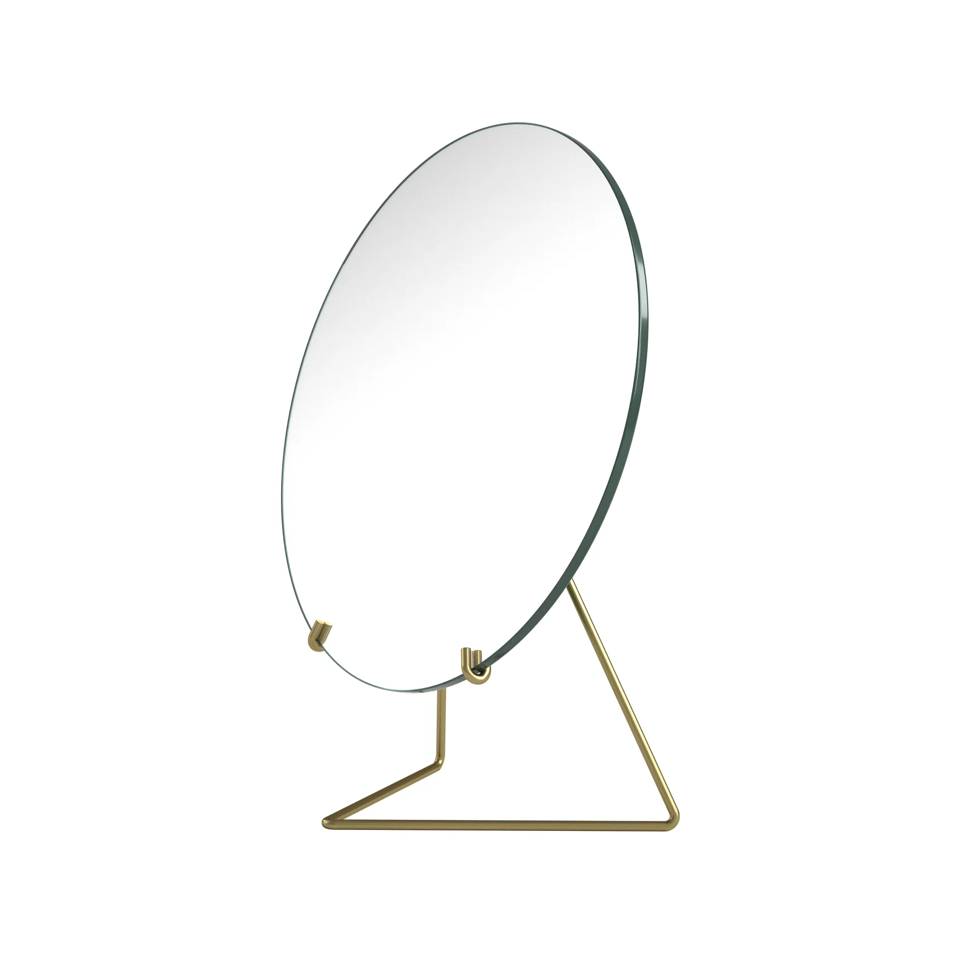 Table mirror Ø20 cm, Brass MOEBE