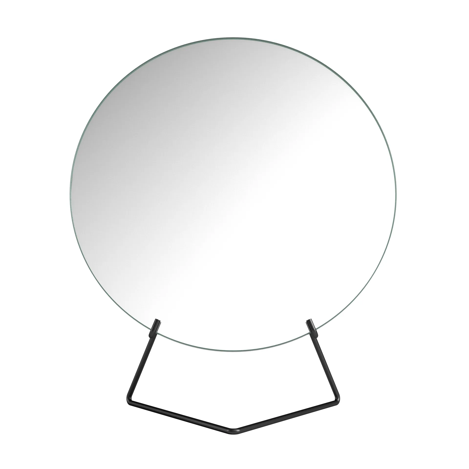 Table mirror Ø30 cm, Black MOEBE