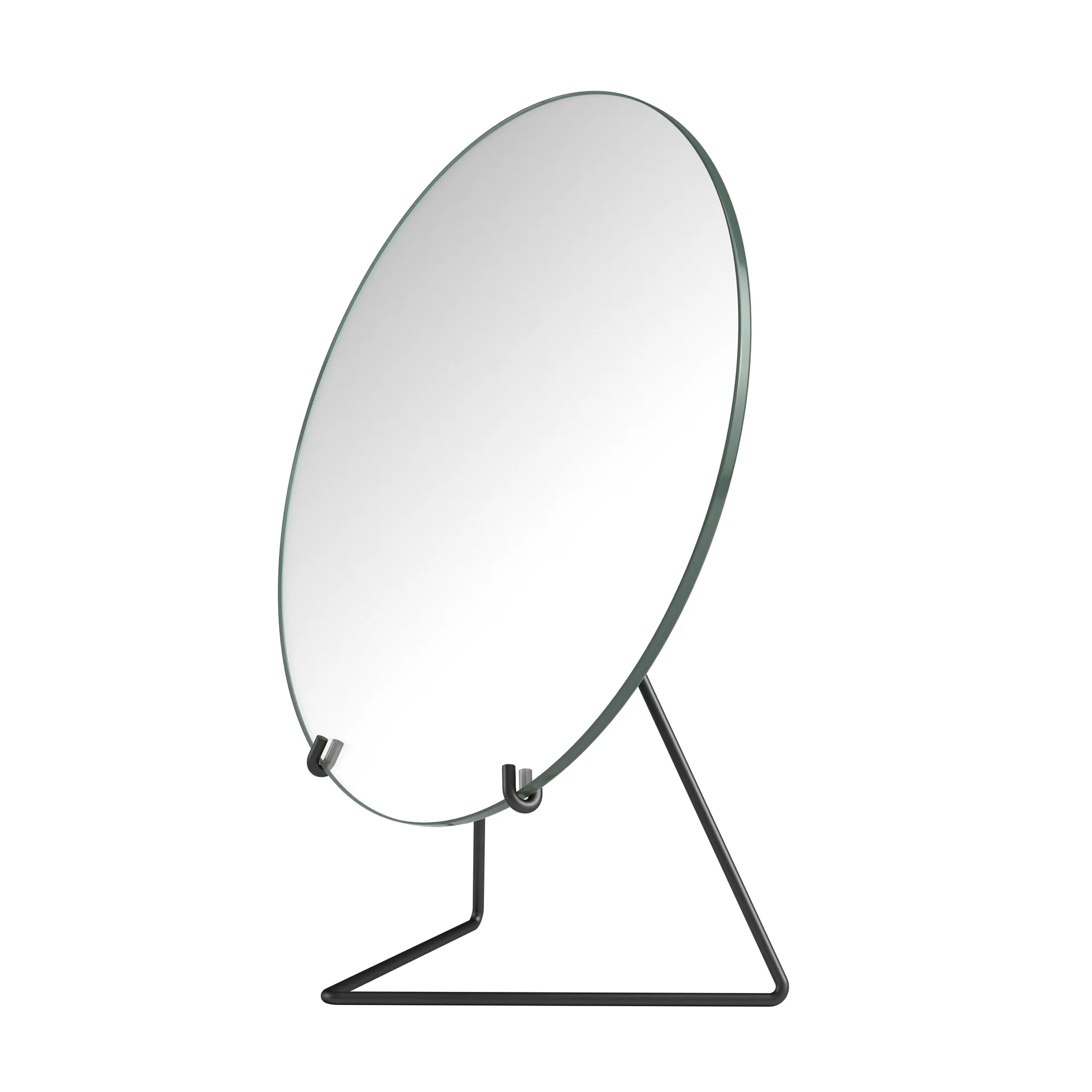 Table mirror Ø30 cm, Black MOEBE