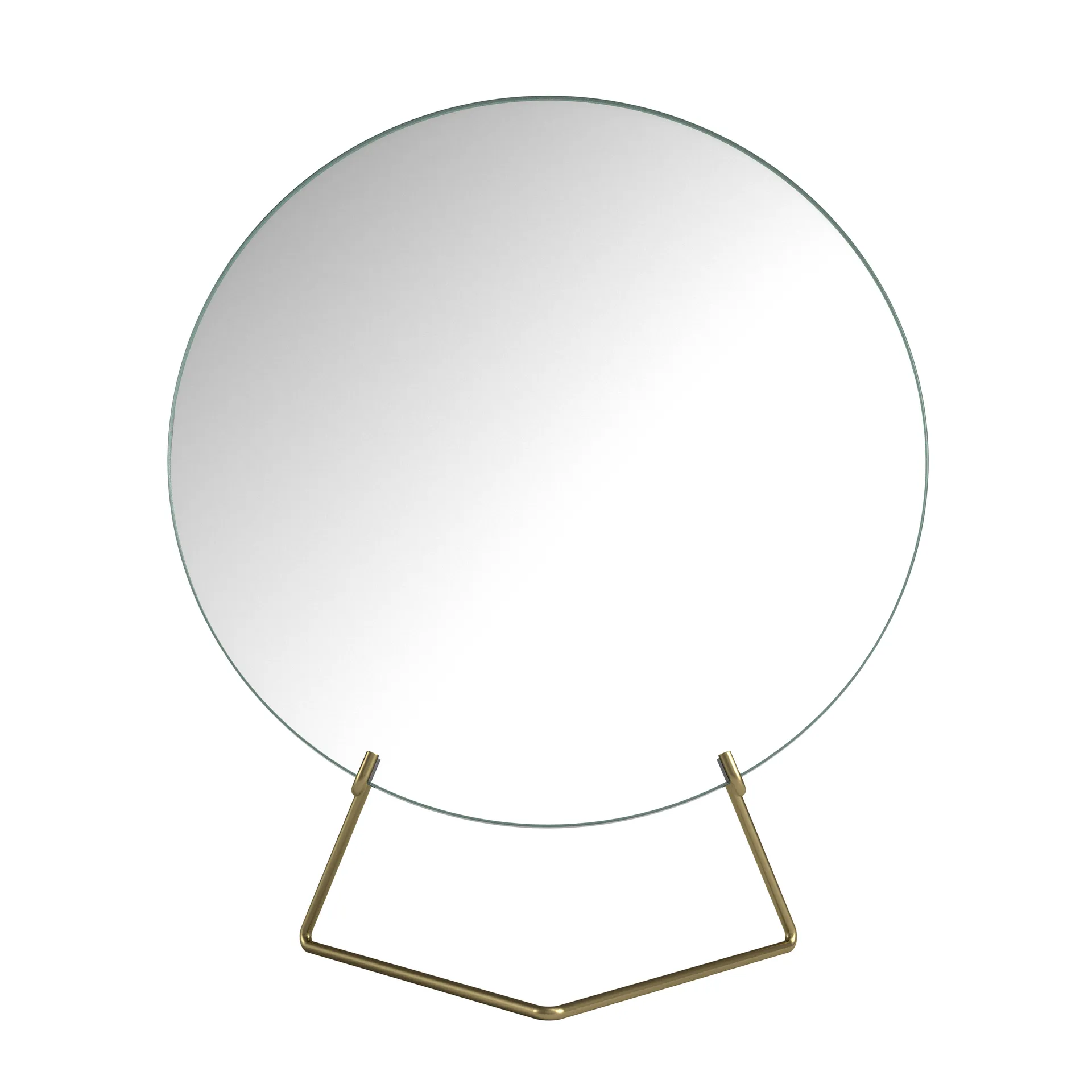 Table mirror Ø30 cm, Brass MOEBE