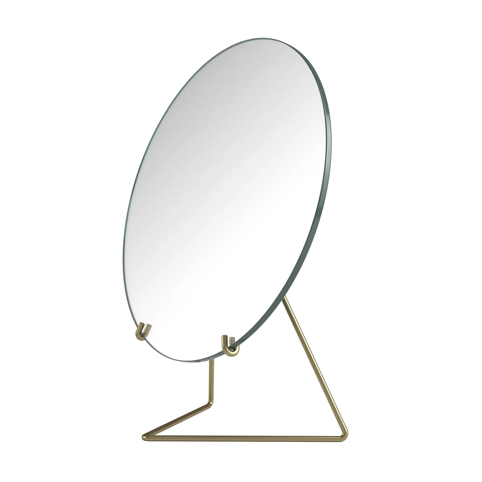 Table mirror Ø30 cm, Brass MOEBE