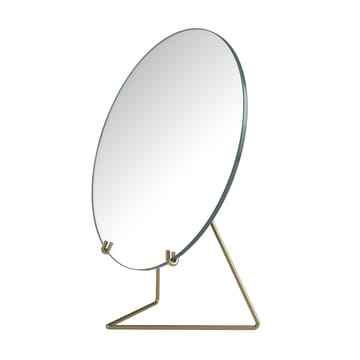 Table mirror Ø30 cm - Brass - MOEBE