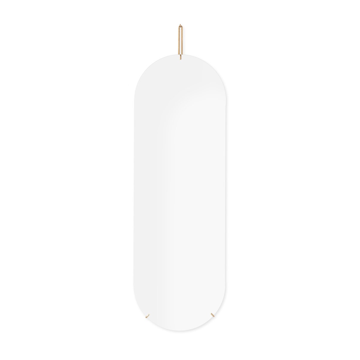 MOEBE Wall mirror 40.4x146.9 cm Brass | Scandinavian Design | Wall mirrors | Gold-coloured