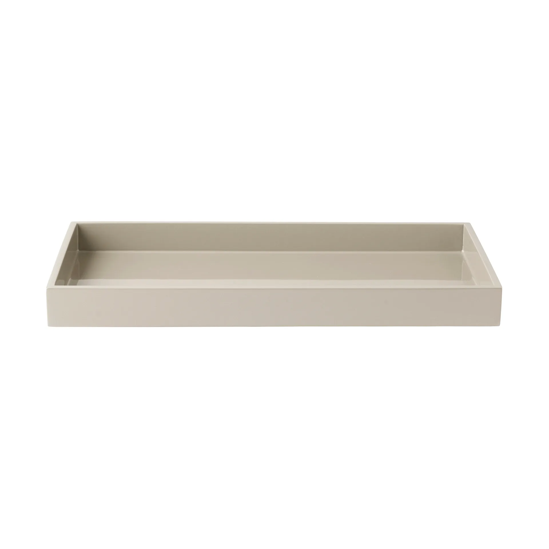 Lux lacquered decorative tray 38x19x3.5 cm, Latte Mojoo