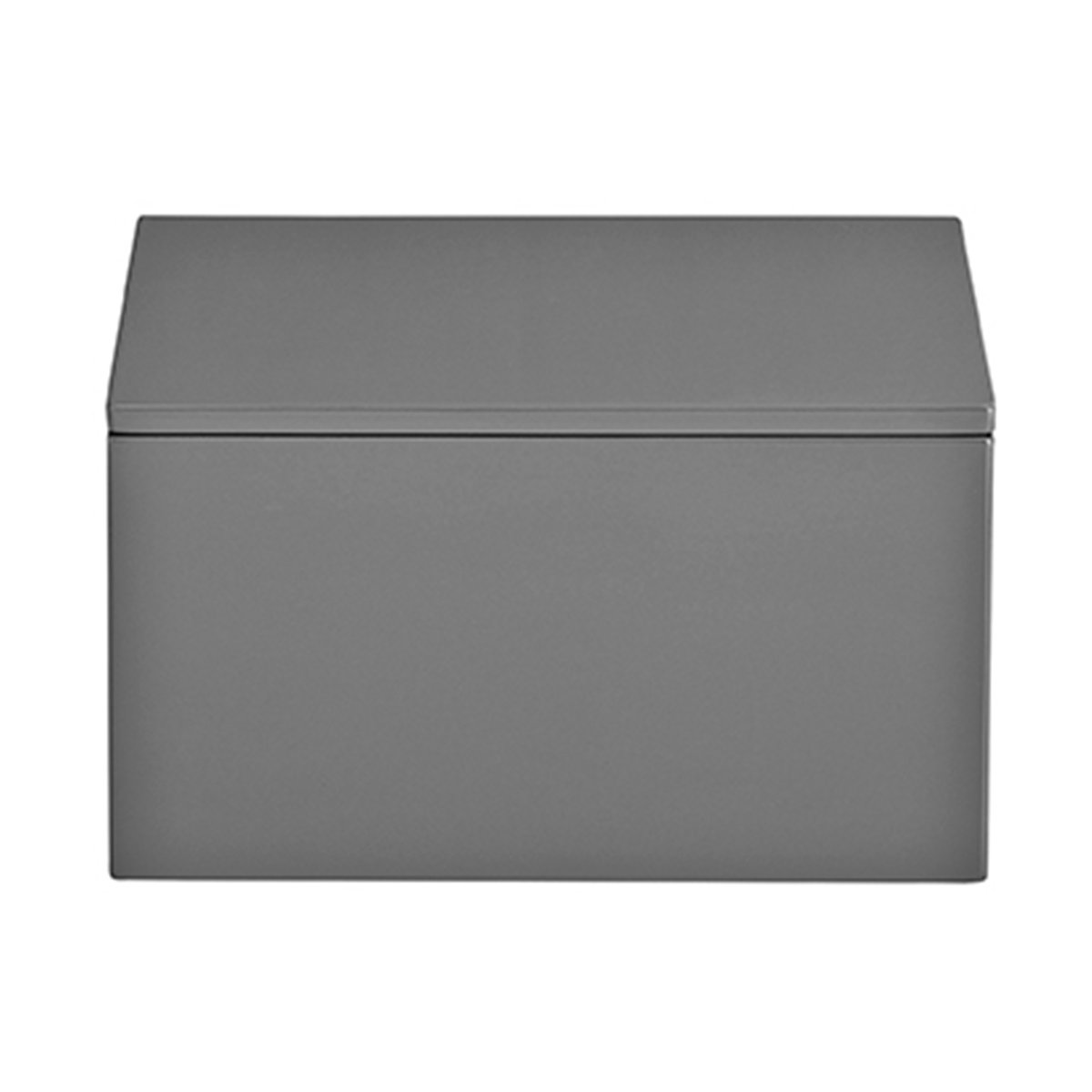 Mojoo Lux lacquered storage box 19x19x10.5 cm Anthracite