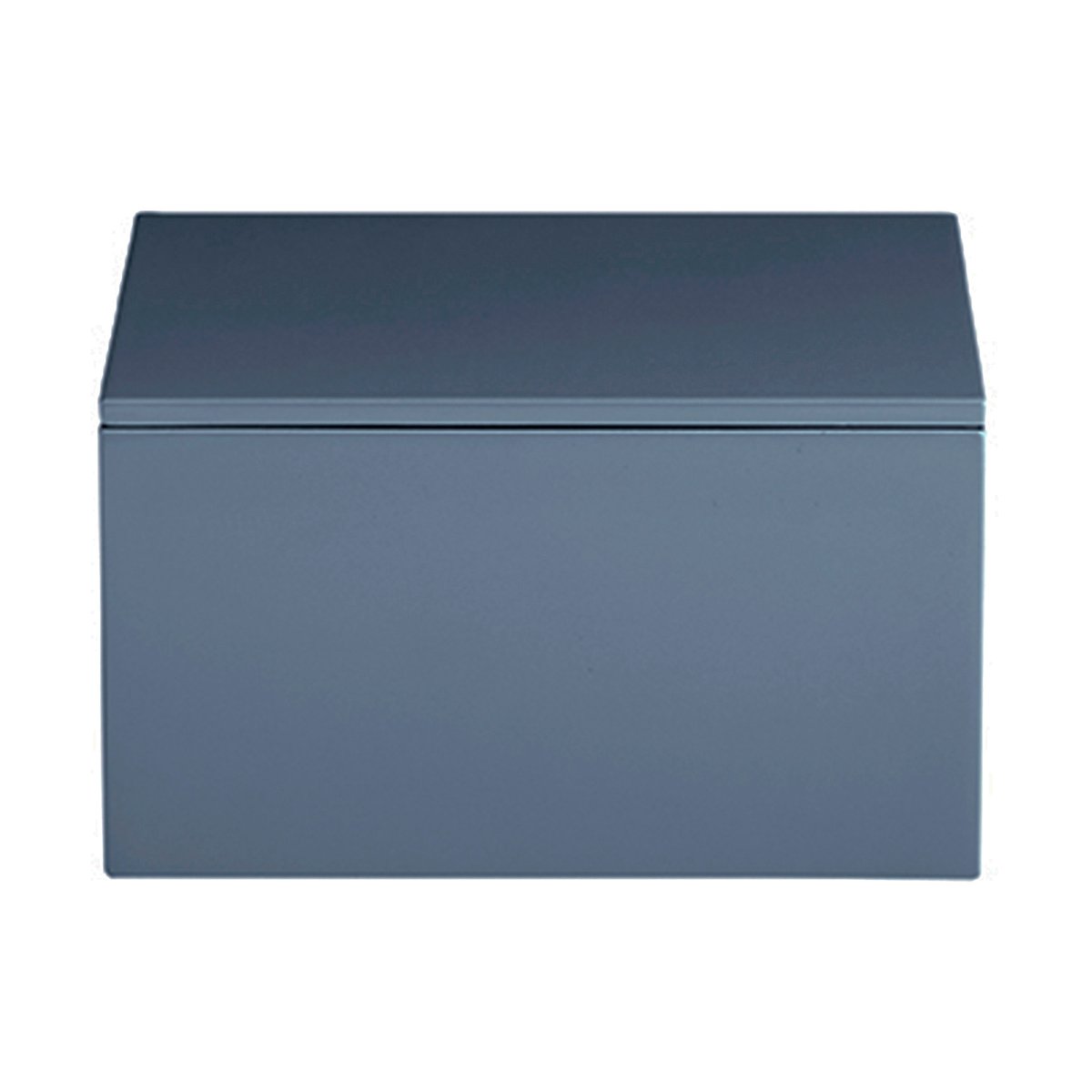 Mojoo Lux lacquered storage box 19x19x10.5 cm Blue indigo
