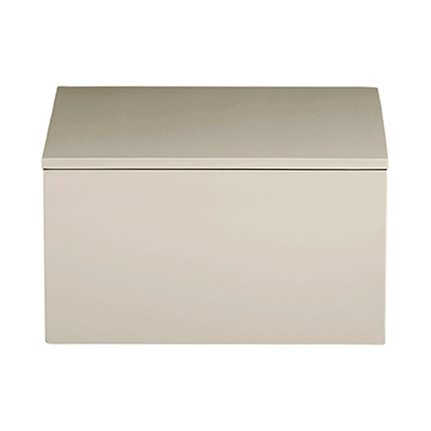 Lux lacquered storage box 19x19x10.5 cm, Latte Mojoo