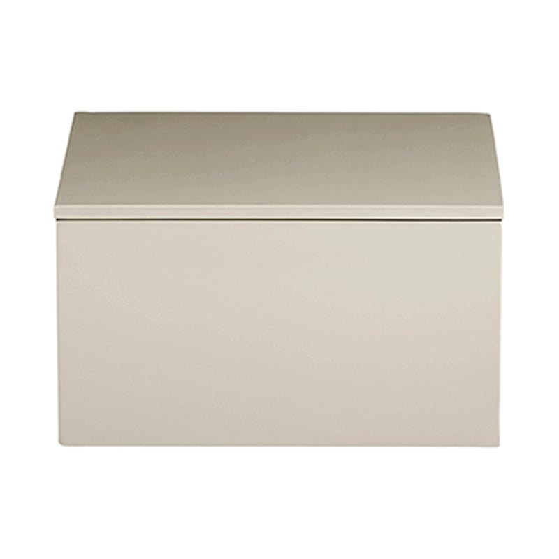 Mojoo Lux lacquered storage box 19x19x10.5 cm Latte