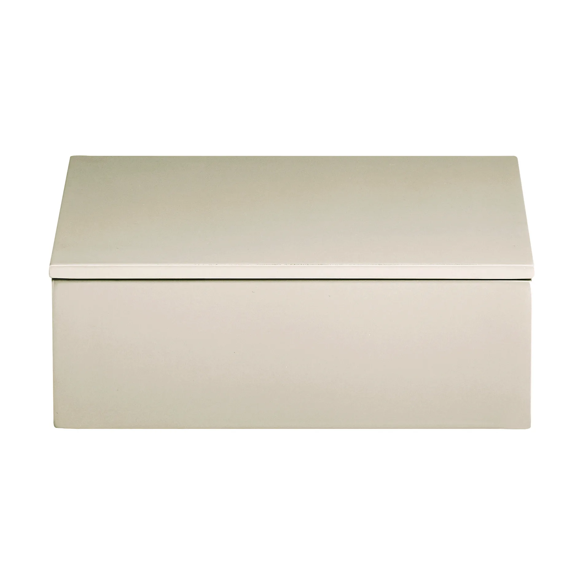 Lux lacquered storage box 19x19x7 cm, Latte Mojoo