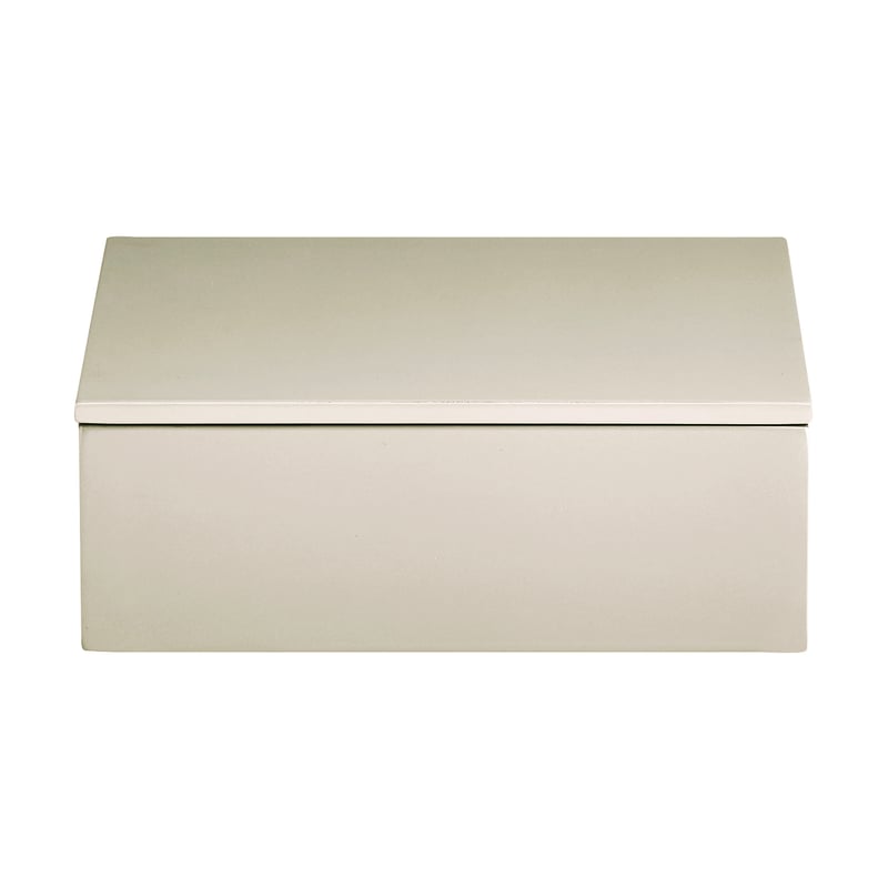Mojoo Lux lacquered storage box 19x19x7 cm Latte