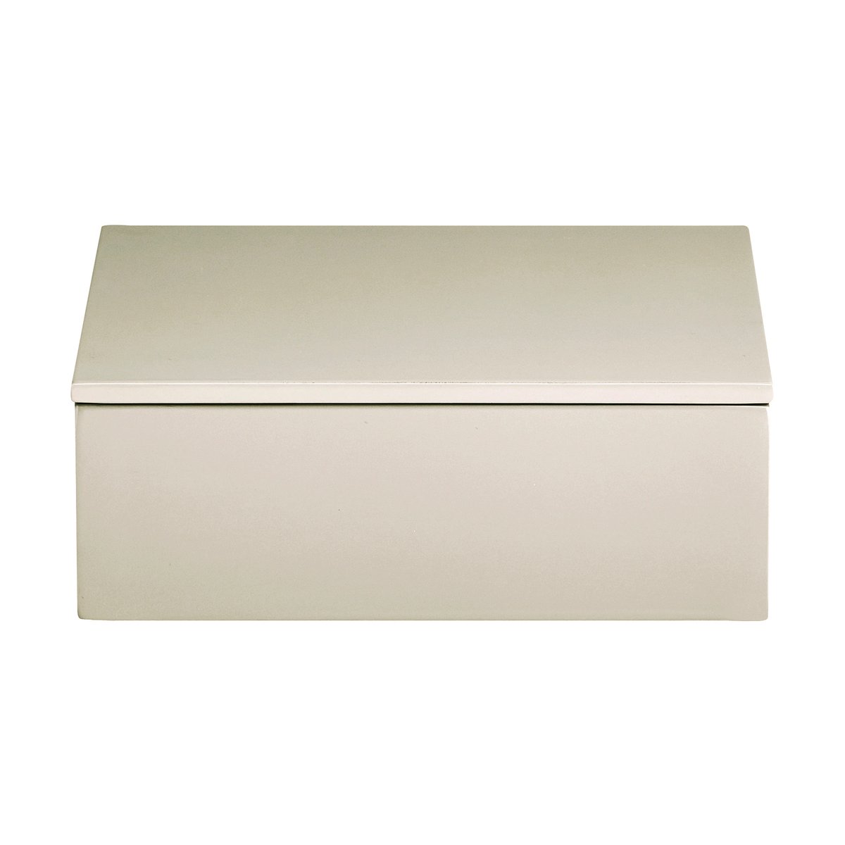 Mojoo Lux lacquered storage box 19x19x7 cm Latte | Scandinavian Design | Boxes & jars | Grey