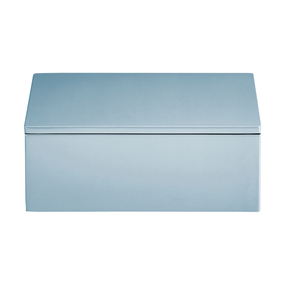 Mojoo Lux lacquered storage box 19x19x7 cm Powder blue