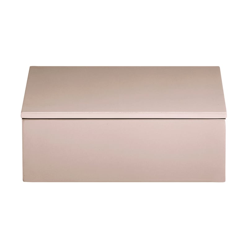 Mojoo Lux lacquered storage box 19x19x7 cm Powder rose