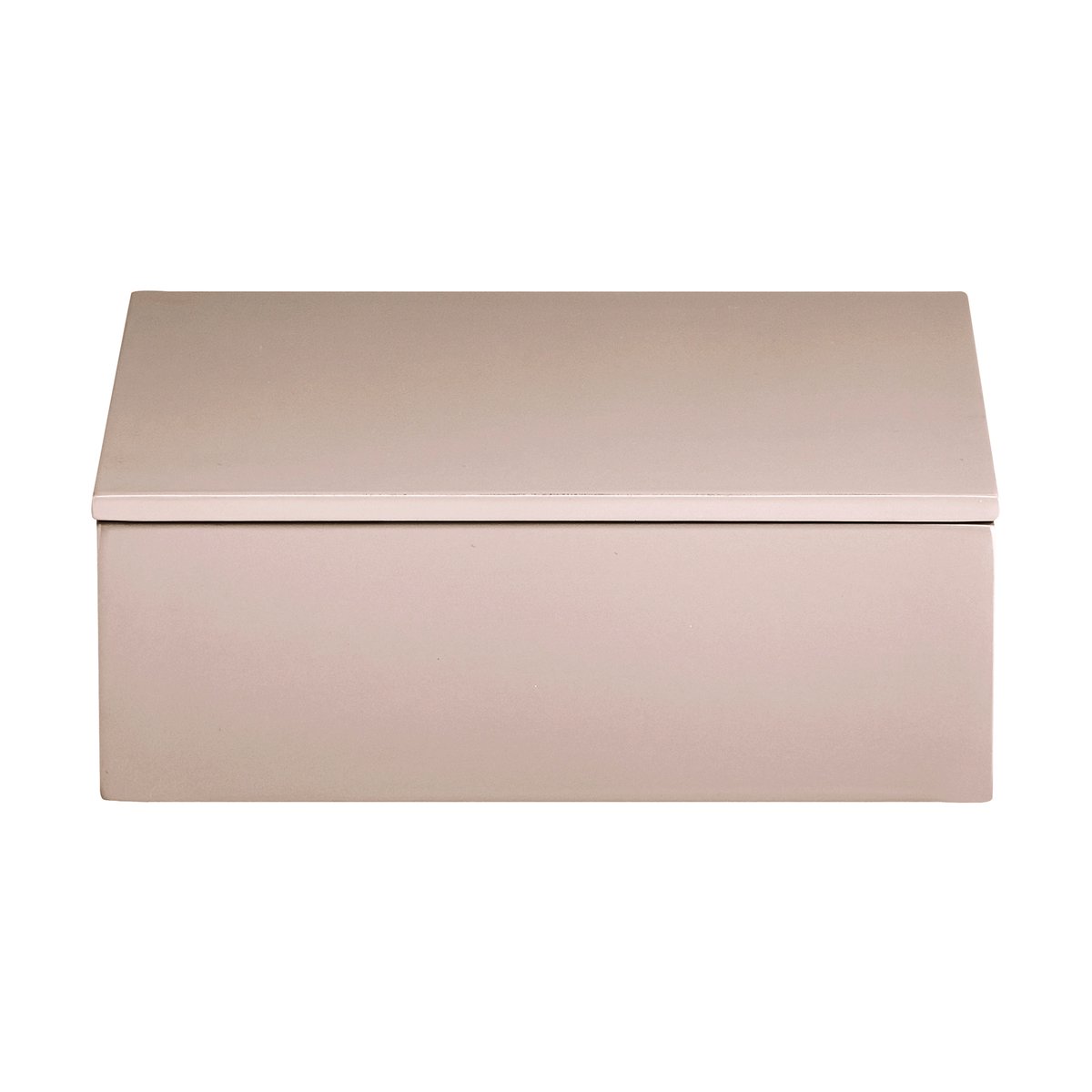 Mojoo Lux lacquered storage box 19x19x7 cm Powder rose