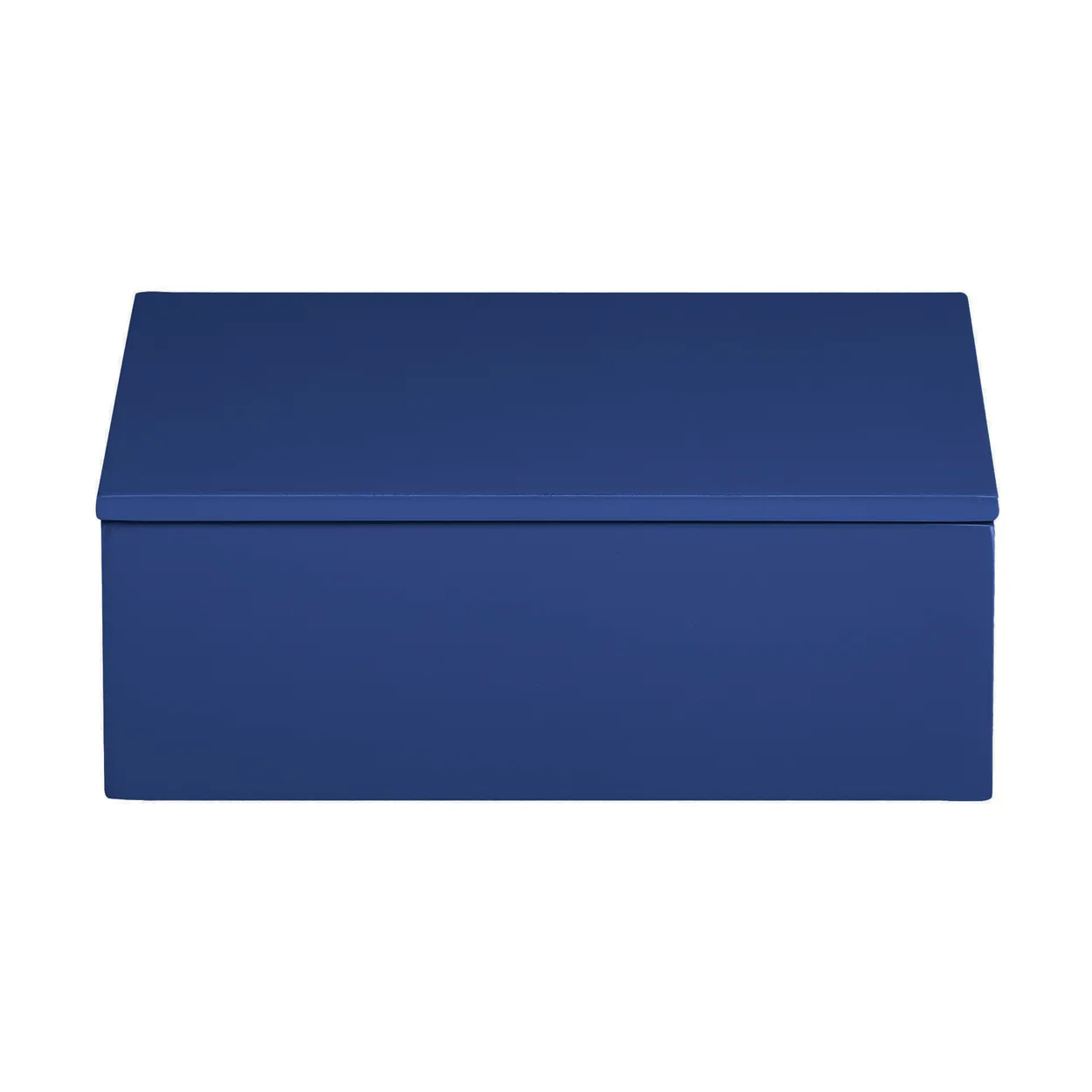 Mojoo Lux lacquered storage box 19x19x7 cm Ultramarine