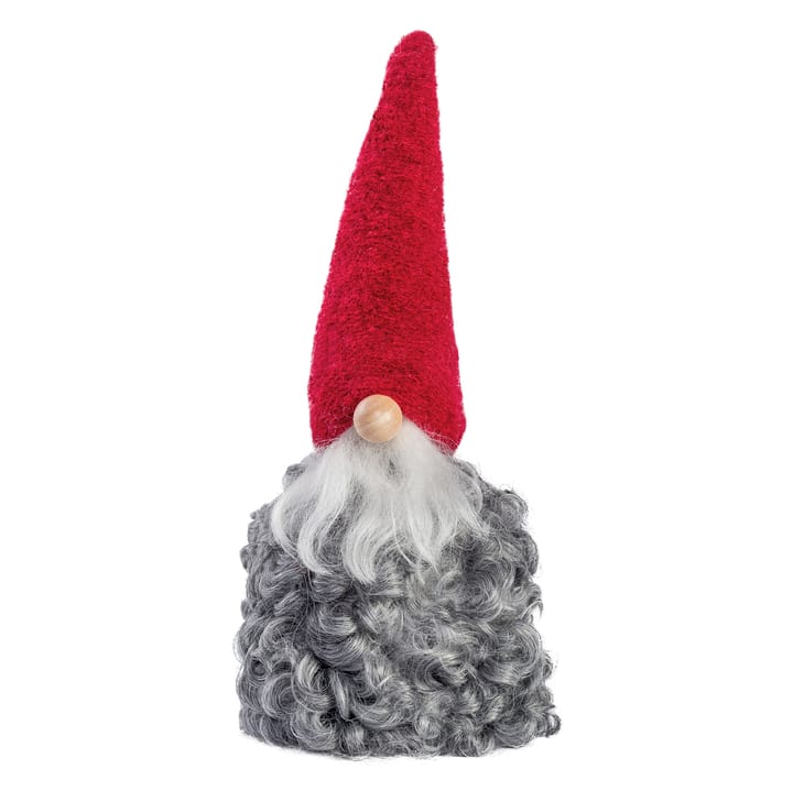 Santa wool large - red hat with beard - Monikas Väv & Konst