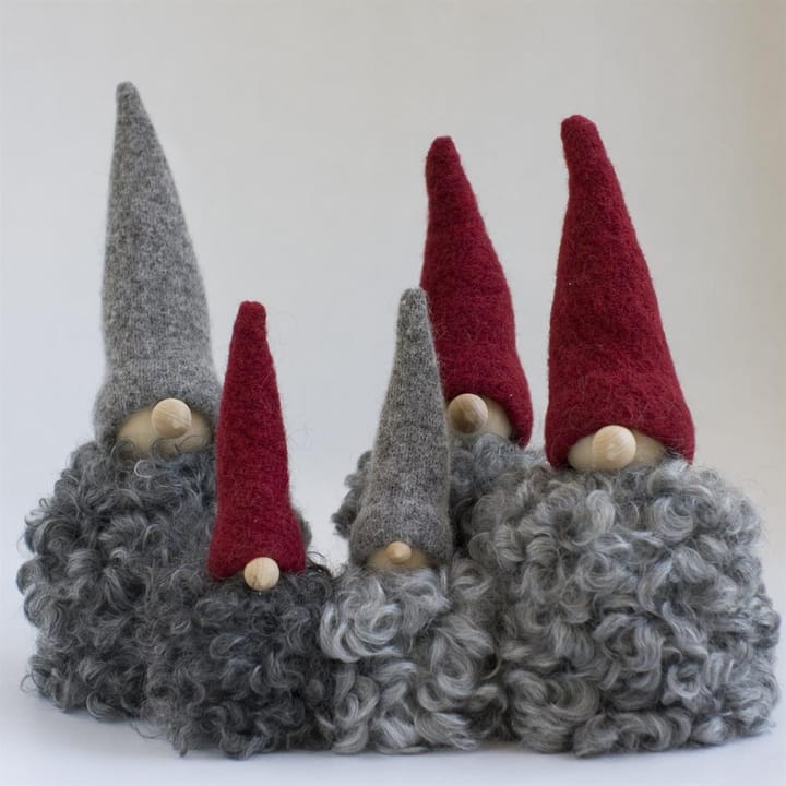 Santa wool small - red hat - Monikas Väv & Konst