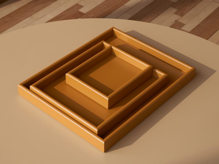 Arrange tray large 35.3x44.1 cm - Amber - Montana