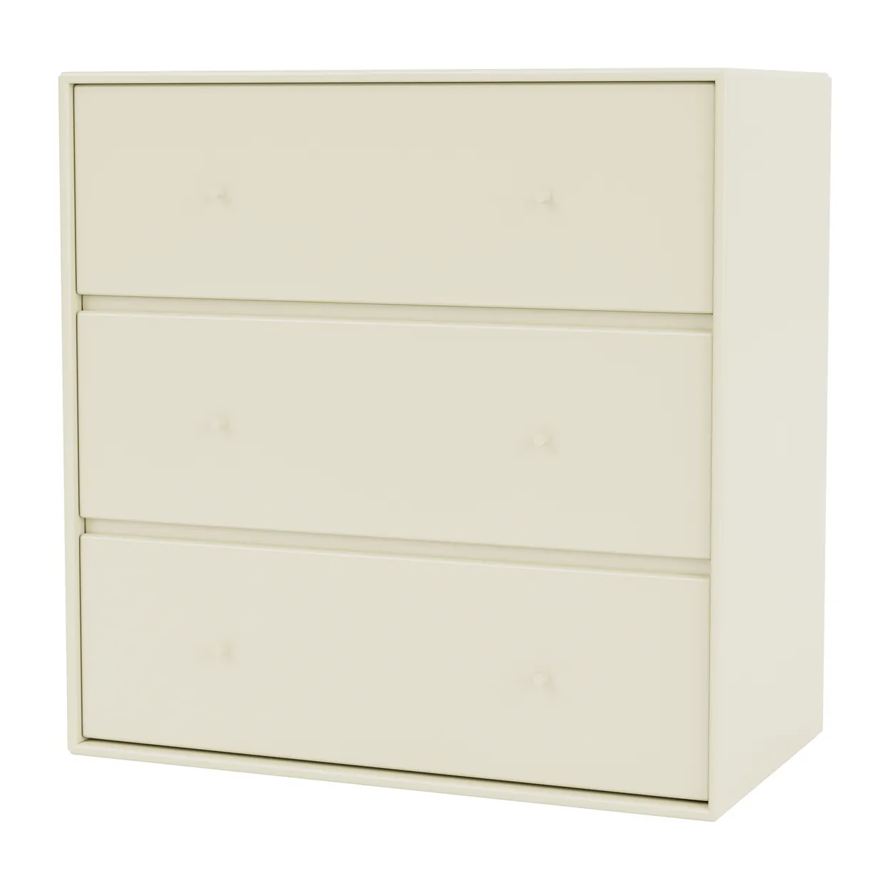 Montana CARRY dresser, 3 drawers Vanilla | Scandinavian Design | Beige