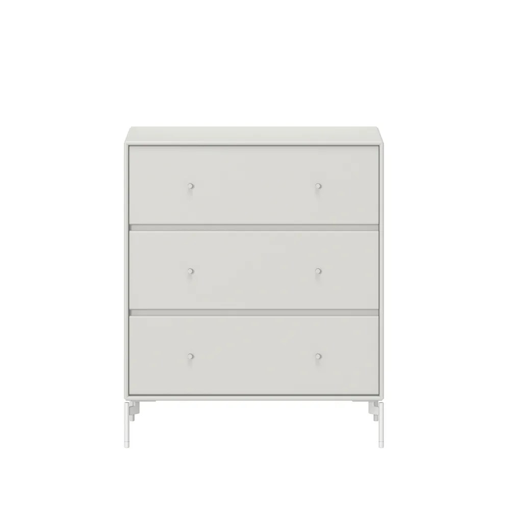 Carry dresser, Nordic 09, lacquered legs in snow Montana