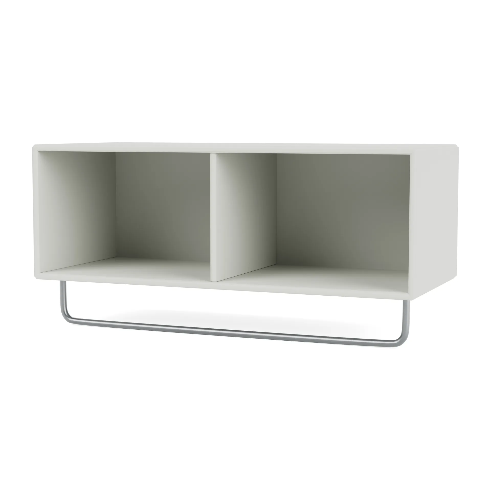 COAT hat shelf with clothes rails, Nordic Montana